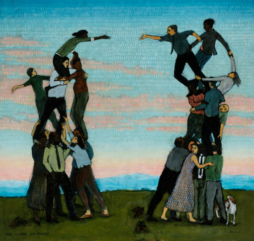 THE WORK OF MANY - gicleé