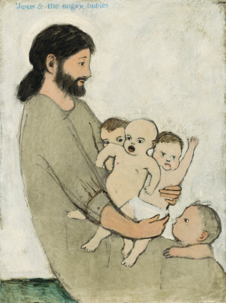 Jesus & the angry babies - poster