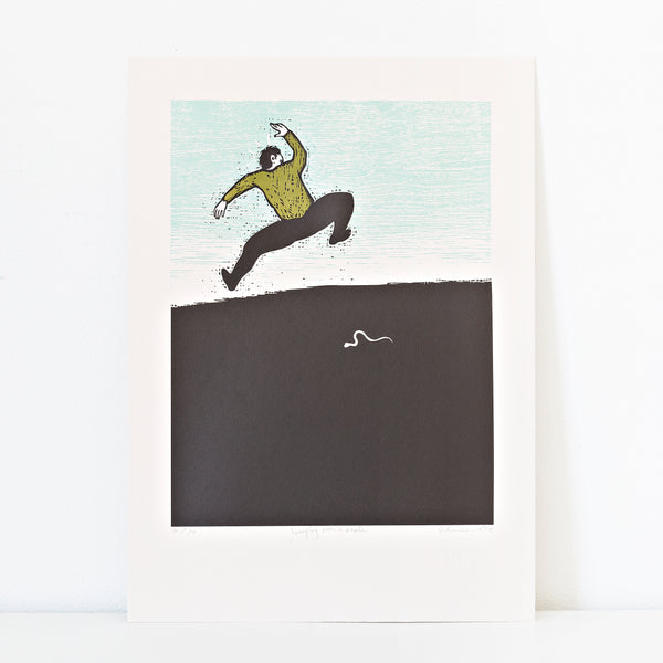 Jumping Over a Snake