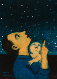 young astronomer II - print